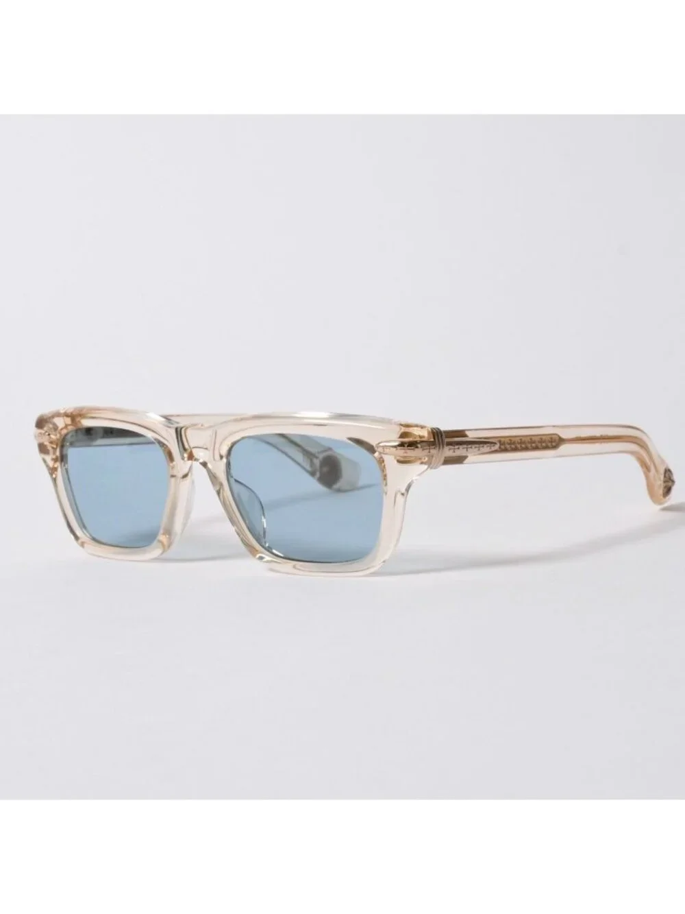 Chrome Hearts Trypoleagain Sunglasses Eyewear 52 Cross Ball Decoration Clear